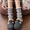 Boots Still Cotton Socks Cover Lace Lolita Stack Socks Girl Bow Sweet Thickened Girl Leg Cover