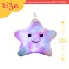 Wholesale Colorful Glow Plush Star Pillow Cute Stuffed Toy Doll for Youth and Kids