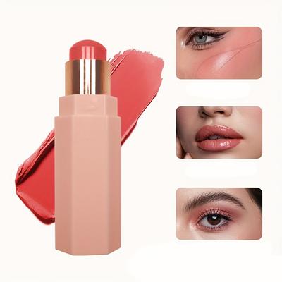 5 Farben Rouge-Stick Lang Anhaltend Natürlich Nude Make-up Rouge-Creme Leichter Konturierungs-Stick Highlighter Wasserfest Abdeckstift