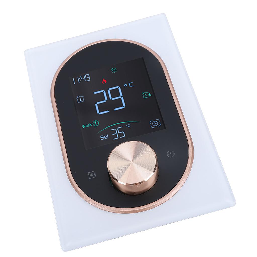 Smart Color Thermostat APP Programmable Touchscreen Knob Control Smart Temperature Controller AC