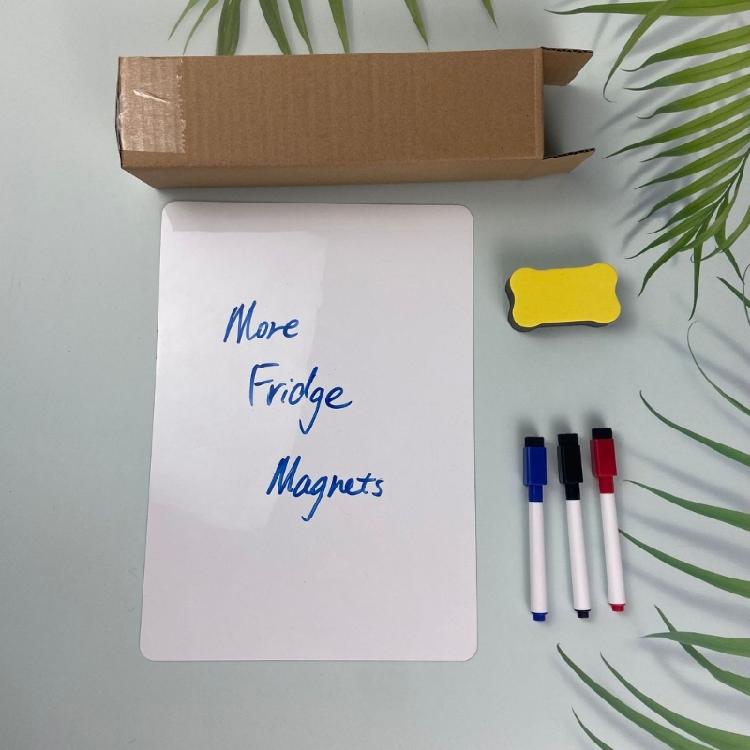 A3 A4 Magnetic Dry Erases Whiteboard Fridge Whiteboard Film with Markers and Erasers Easy To Write for Home Office