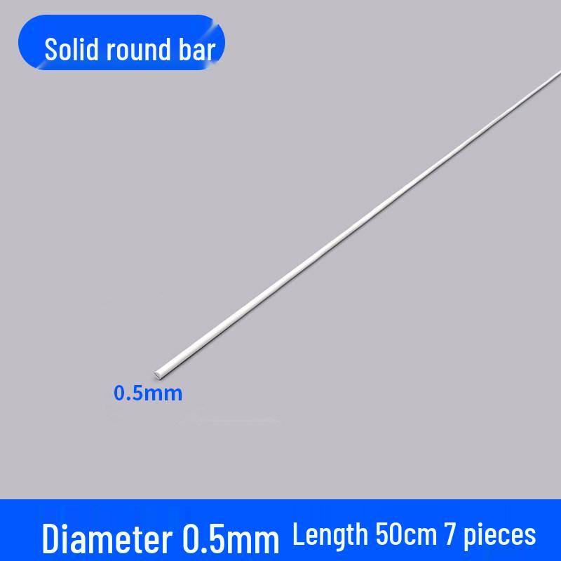 DIY Sand Table Model Kit: ABS Rods, Glue Sticks, Half-Round & Square Tubes