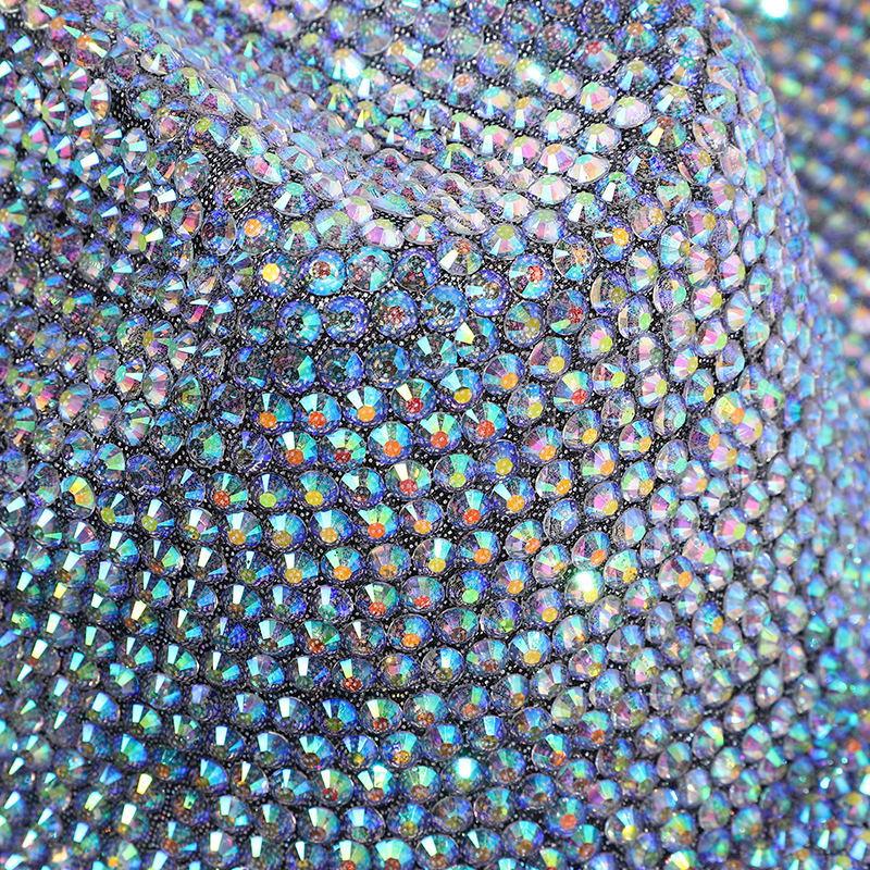 Top Hat Handmade Diamonds Colored Flash Diamonds Festival Ball Party Show Diamond Jazz Hat
