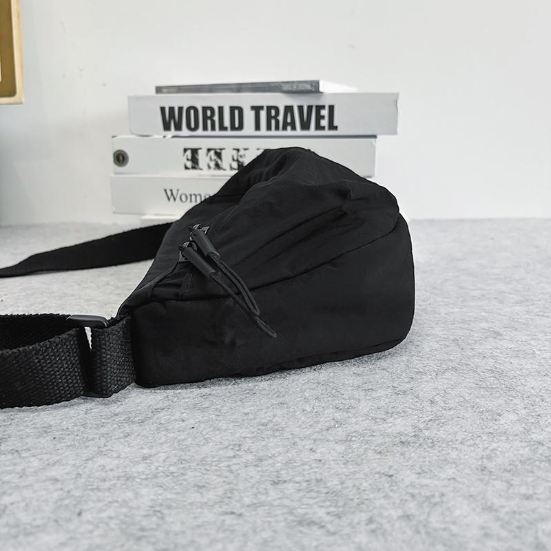 Geantă de umăr ușoară impermeabilă, culoare uni, unisex, geantă crossbody, nailon, ușoară, geantă hobo