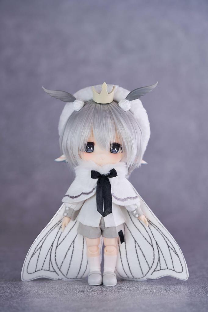 PICCODO ACTION DOLL x Hakubako Alice Mulberry Ash Set of 2 PVC POM ABS Fabric Resin Deformed Dolls (White & Leaf) & & & &