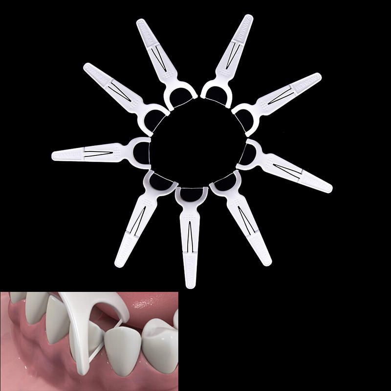 30Pcs/Box Sticks Health Tooth Clean Picks Dental Floss Flosser Toothpicks