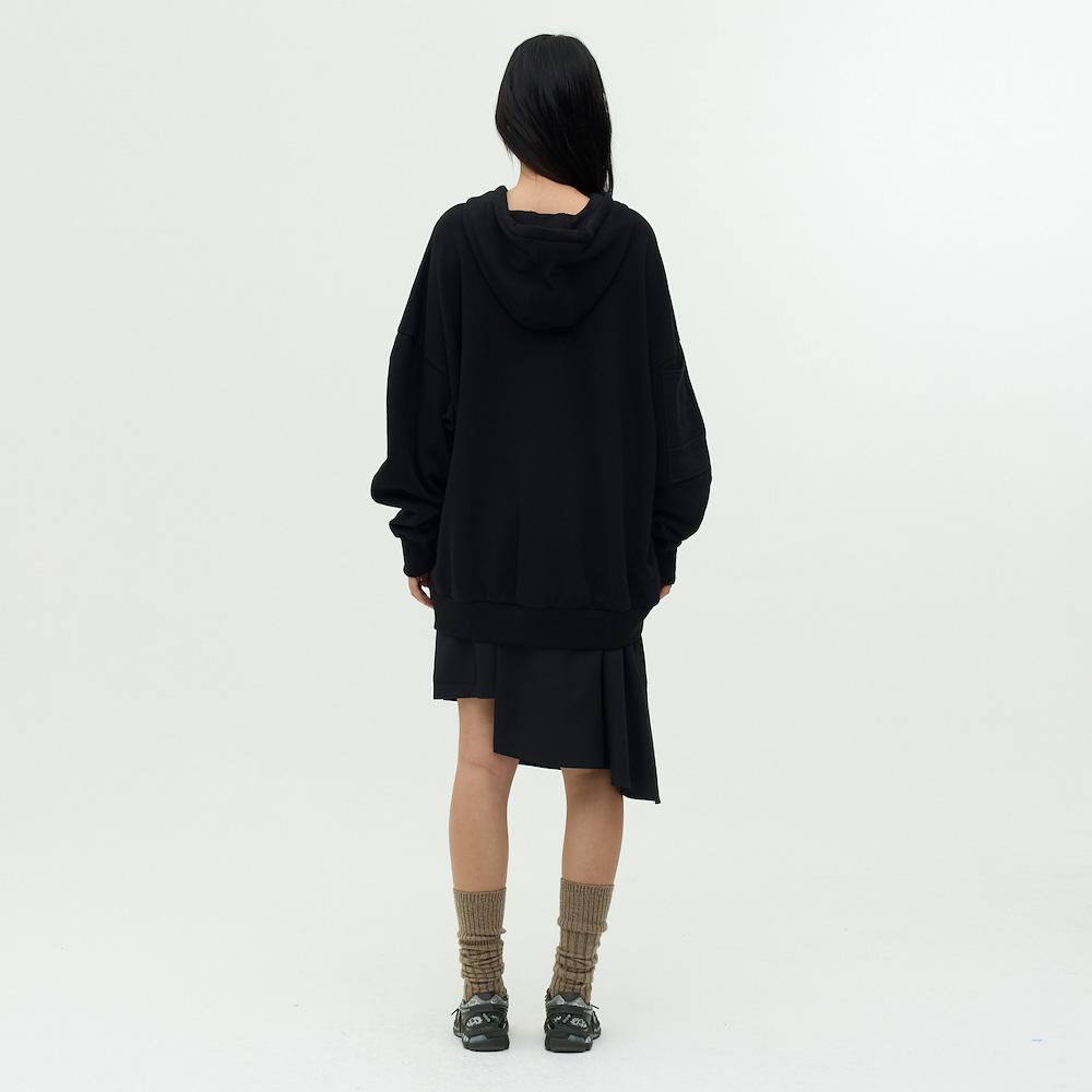 Ibiem Pocket Detail Asymmetrical Skirt Emp8Wsk010