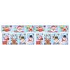 14pcs Christmas Stickers Cute Snowflake Reindeer Elf Pattern Christmas Window Clings for Window Glass Party Decorations