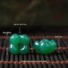 Jade Lotus Pod DIY Jewelry: Peace Lock Pumpkin Beads Pendant