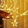 Moon Star Lights LED Light String Christmas Lights Decoration Holiday Lights Curtain Lights Wedding Neon Lights Fairy Lights