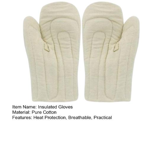 Yousheng 2Pcs Thickened Oven Mitts Heat-Resistant Kitchen Gloves Microwave Baking Gloves Machine Washable Essential Kitchen Tool for Hot Dishes
