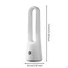 Bladeless Column Fan Silent Household Appliance for Bedroom White 32 Jr
