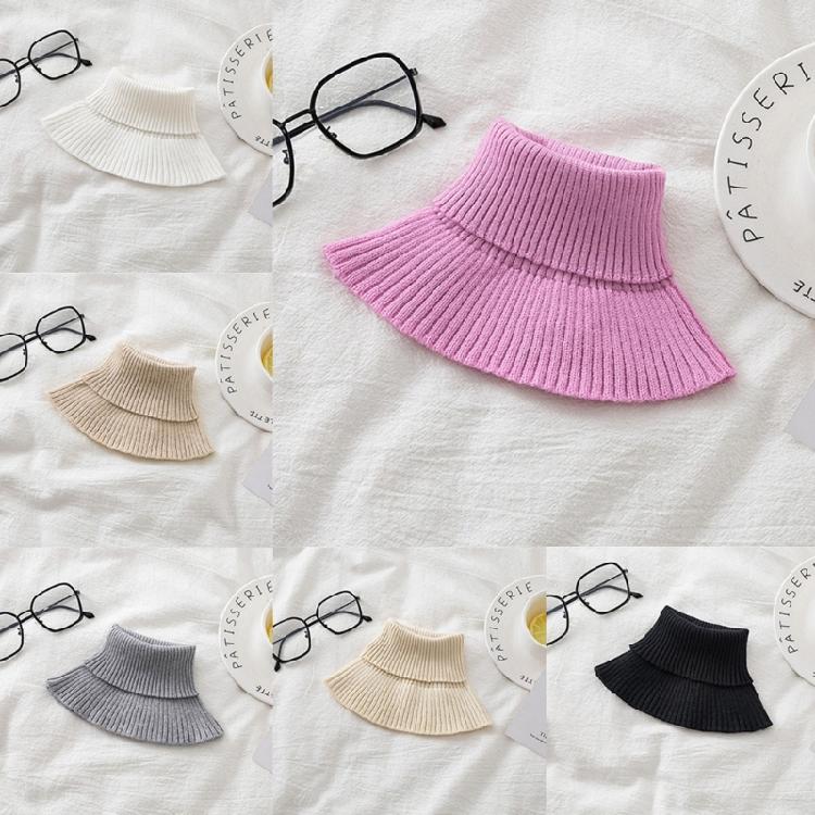 Elegant Knitted Winter Scarf Casual Office Neckerchief Travel Friendly Scarves for Outdoor Use