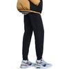 Li Ning Fitness Series Logo Print Fleecegefütterte Bequeme Gestrickte Sporthose Herren Unterteile Schwarz AKLTC13