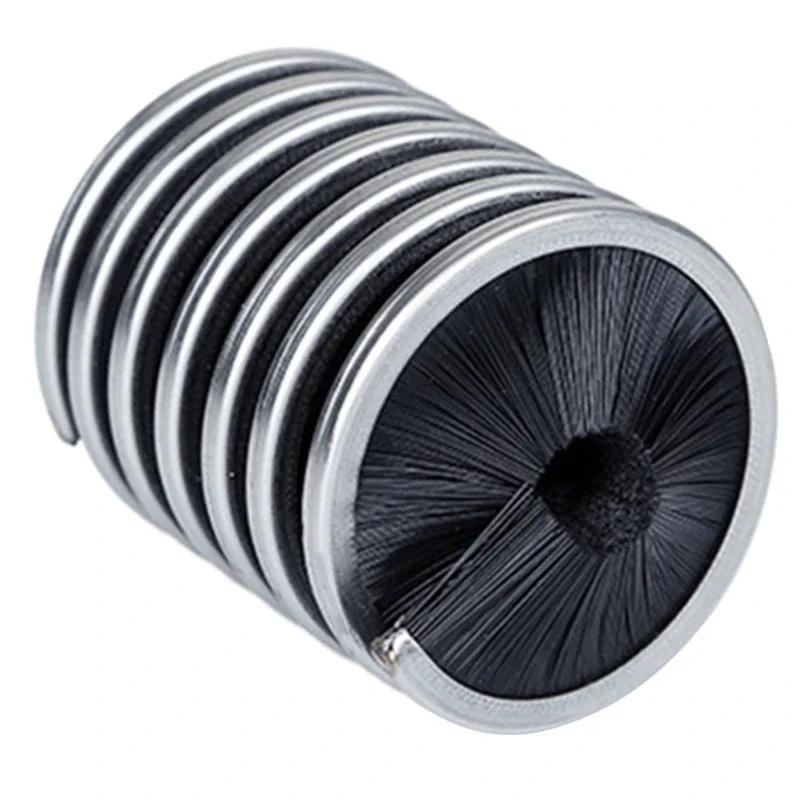 

1 шт. веревка для скалолазания из нержавеющей стали, нейлоновая щетка, чистящие инструменты для спелеологии, веревка для арбористов, веревка для спелеологии чёрный