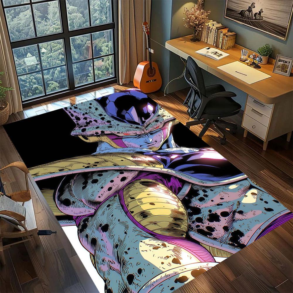 DragonBall Anime Charakter Teppich für Wohnzimmer Schlafzimmer Heimdeko Coole Film Matte Spielbodenmatte