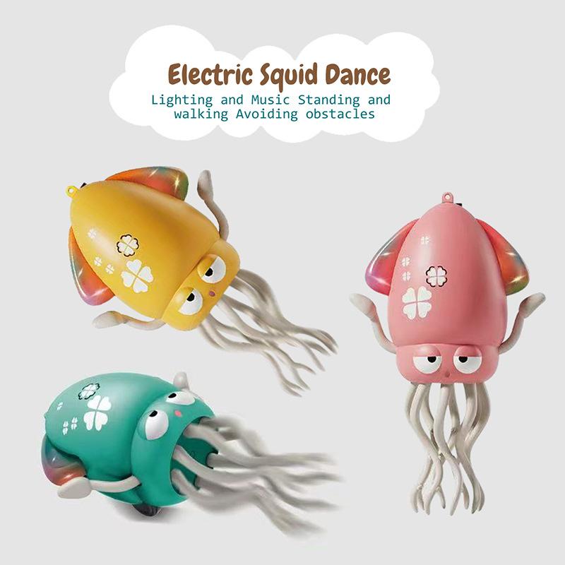Non-Toxic Electronic Pet Toys Dancing Octopus Kid Cartoon Interactive Development Moving Education Toddler Toy Gift Creative Kids Gift