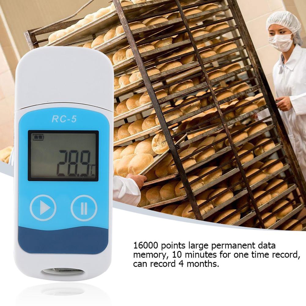 USB Flash Drive Shape Temperature Logger Mini Portable RC-5 Model Temperature Meter No Battery Included Auto Data Record