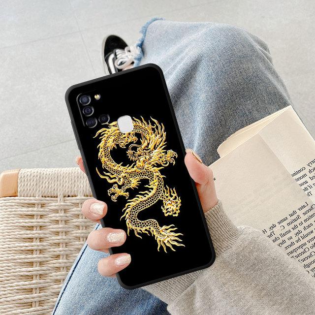 

Модный чехол с китайским тигром и драконом для Samsung Galaxy A50 A02 A01 A02s A10 A03s A04s A03 Core A04 A20e A40 A70 A54 A34, чехол Samsung A50