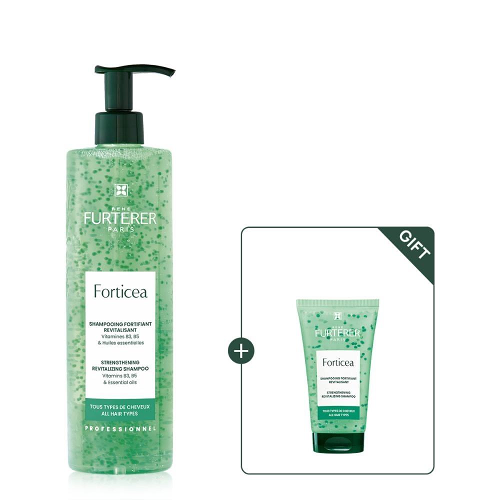 Rene Furterer Forticia Shampoo 600ml  + Forticia Shampoo 50ml 