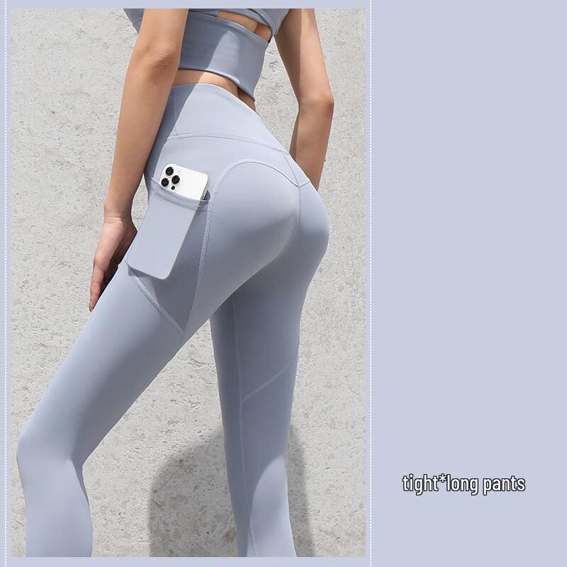 Спортивные леггинсы WEZHO с сетчатым карманом, быстросохнущие