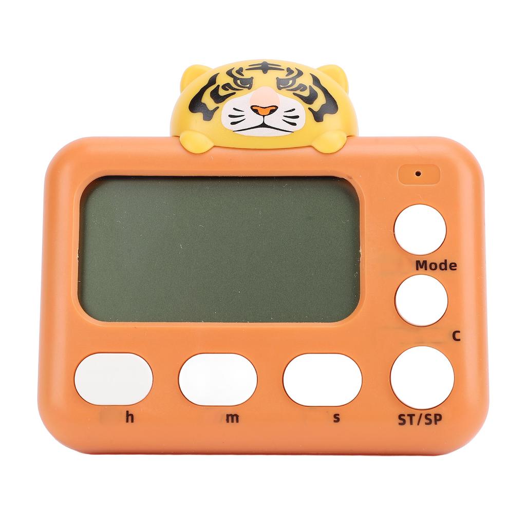 Digital Kitchen Timer Magnetic Forward Backward Countdown LCD Display Cute Cartoon Portable Desk
