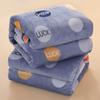 Dual-Use Flannel Throw & Bed Sheet: Thick, Warm, Winter & All-Season Blanket for Dorm or Home, Single/Double