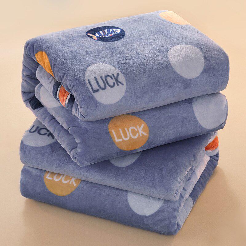 Dual-Use Flannel Throw & Bed Sheet: Thick, Warm, Winter & All-Season Blanket for Dorm or Home, Single/Double