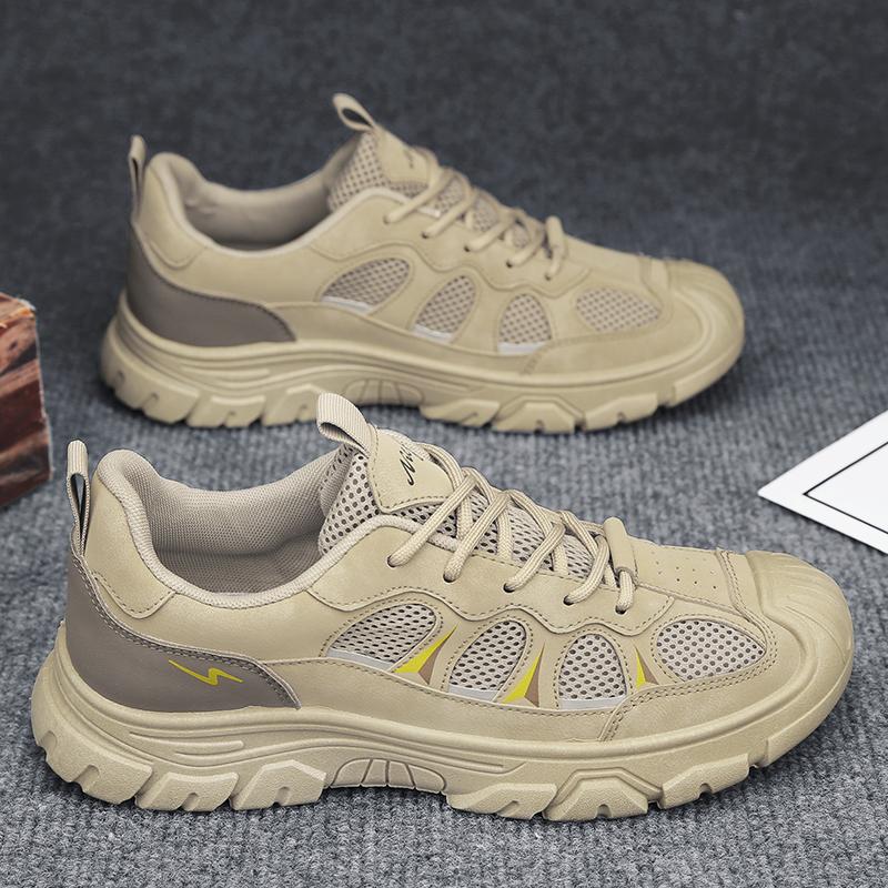 

Autumn outdoor sports and leisure men s shoes, gray black, khaki black, khaki 44