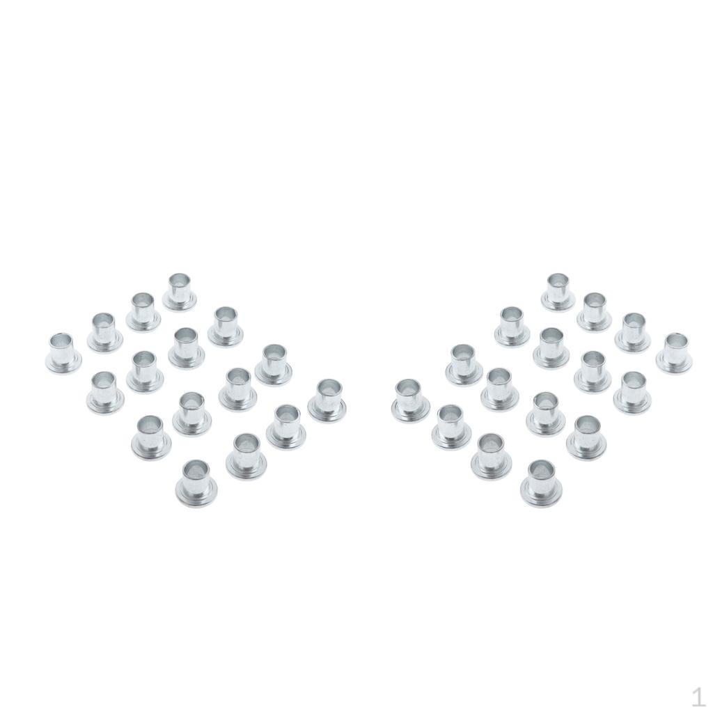 

32 Втулки для роликовых коньков Встроенные Колеса Подшипник Серебристый Очень маленький размер