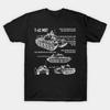 Soviet Russia T-62 Main Battle Tank Blueprint T-Shirt 100% Cotton O-Neck Summer Short Sleeve Casual Mens T-shirt Size S-3XL