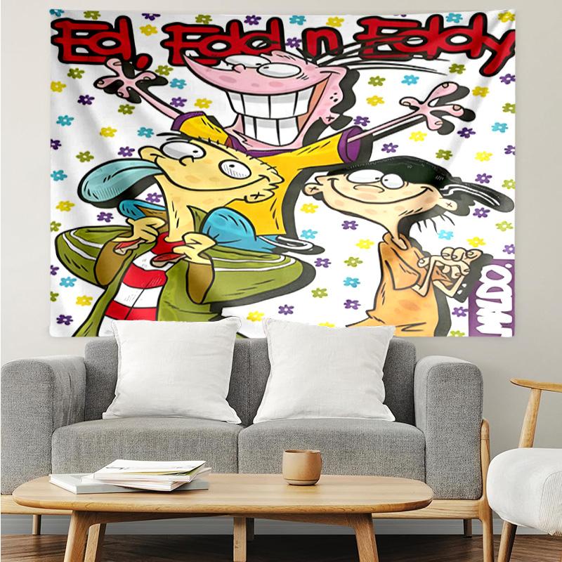 Ed Eddy Mystery Quick-Dry Tapestry Hanging for Bedroom,Livingroom, Playroom,Decor Art Room Wall Tapestry Holiday and Birthday Gifts