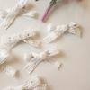New ArrivalS Open Run Women S White Lace Mini Hairpin