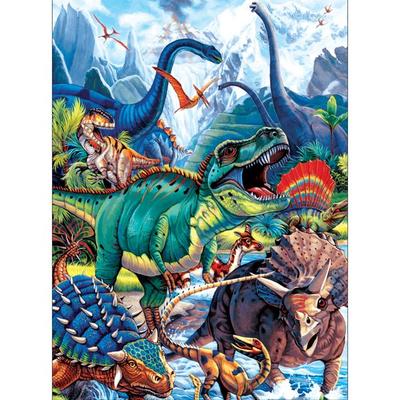 BN Puzzle World of Dinosaurs Puzzle 150-09, gemischte Farben, 150 Teile Puzzle, Kinderspiele, Lernspielzeug