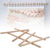 6 Stück Webstock Rund Buche Holz Strickwerkzeug Manuell DIY Wandteppich Herstellungswerkzeug