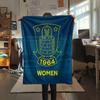 Brøndby IF  Print Flannel Blanket, High quality Comfortable for All Seasons, Home Decor, Warmth and Comfort