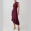 2026 summer European and American new women's clothing sexy sleeveless slim fit high sense medium and long knitted dress women