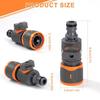 Vanne de régulation 2 pièces – Raccord rapide pour tuyau 1/2'' (DN15) en plastique ABS