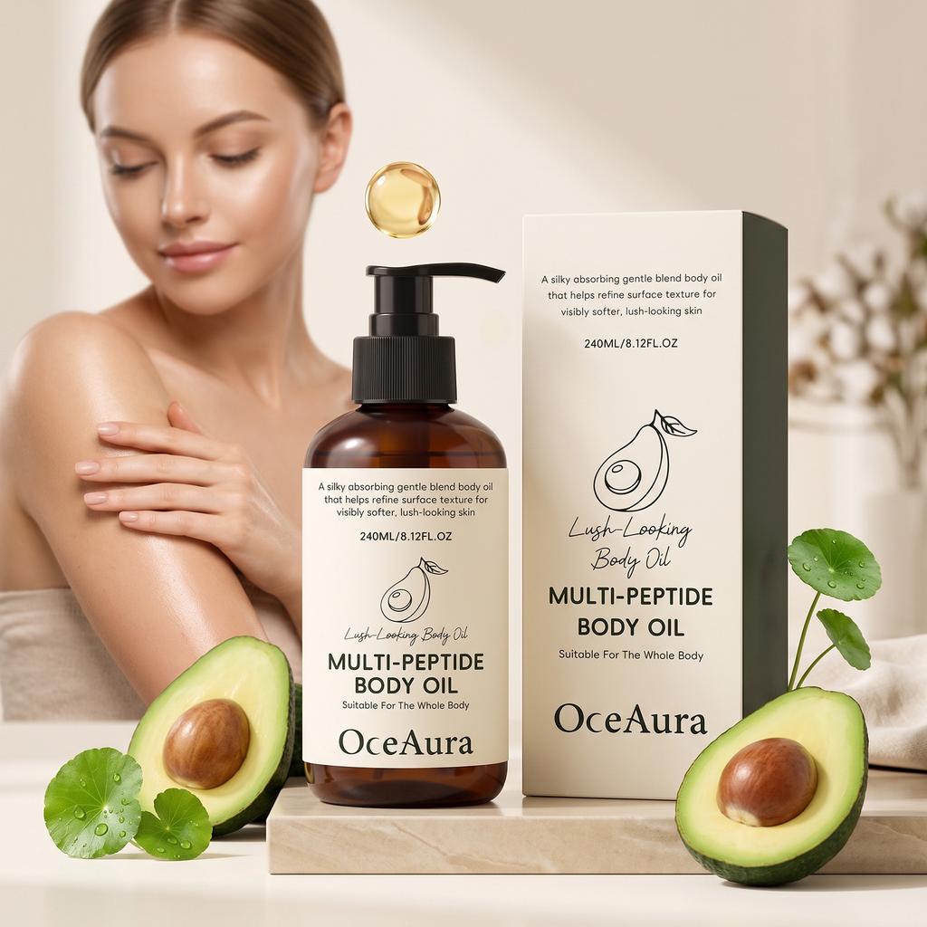 OCEAURA Glow Körperöl - Leicht, Nicht fettend, Tief feuchtigkeitsspendendes & Seidiges Hautpflegeöl für den täglichen Gebrauch