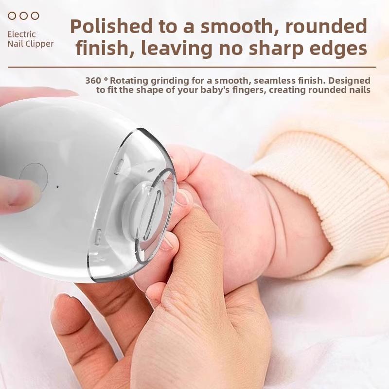 Japanese Style Electric Nail Clipper Fully Automatic Hands and Feet Dual Use Nail Grinder Trimmer for Elderly and Children