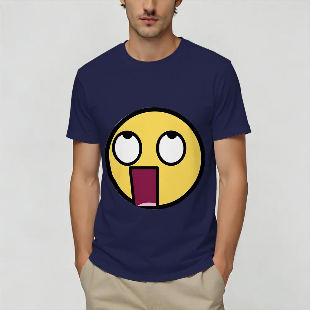 Casual Epic Face Vampire TShirt for Unisex O Neck Cotton T Shirts Short Sleeve Tees Plus Size Clothes