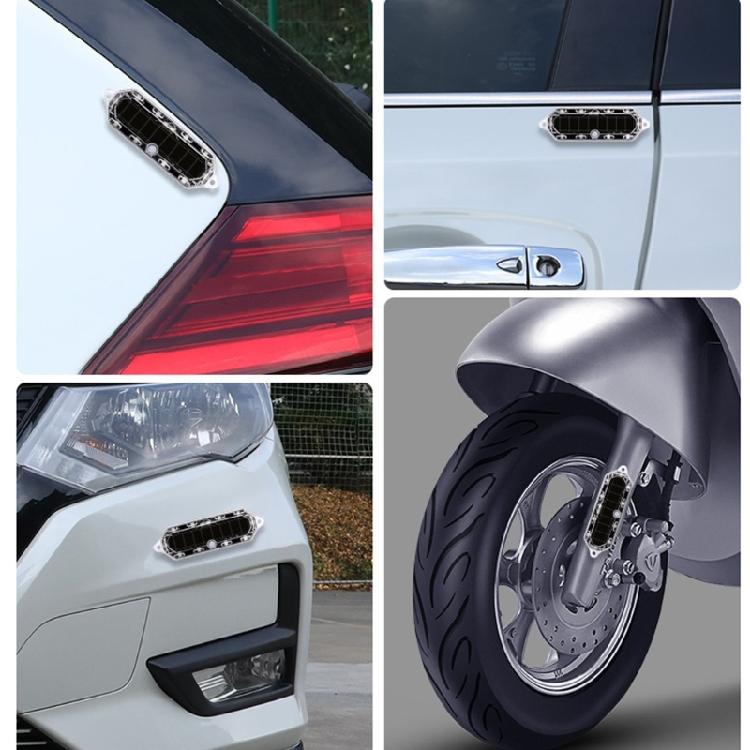 Motorcycle Tail Flash Light Flash Designs Improve Night ridings Safety Waterproof Solar Charging LED Light for ridings