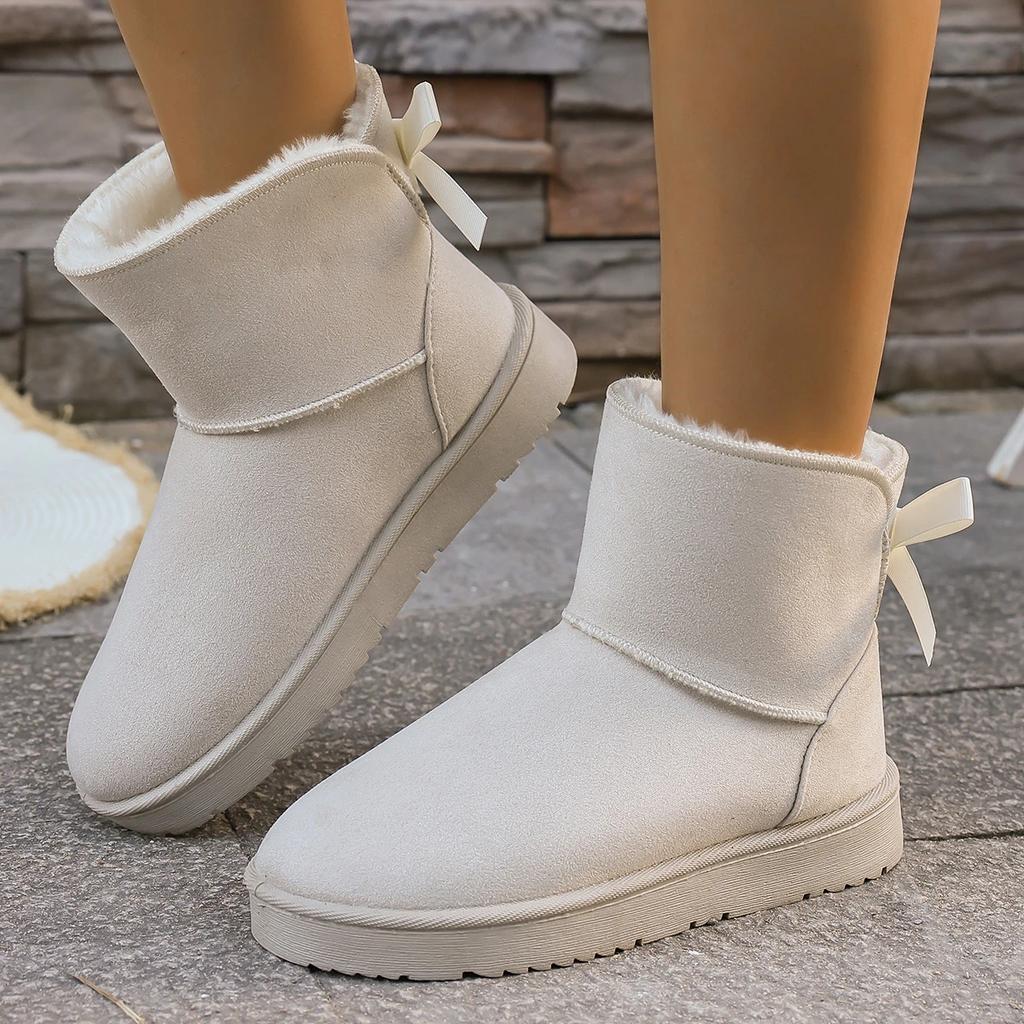 Fashion Women Boots 2025 New Warm Fur Luxury Comfortable Ankle Boots Designer Platform Thickened Fluff Shoes Women Zapatos De Mujer
