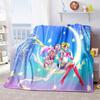 Japanese anime cute cartoon theme Sailor Moon Tsukino Usagi blanket suitable for home beds, sofa covers, office nap, outdoor warm blankets O4