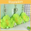 Unique Plant Inspired Plush Keychain Doll Featuring Good Fortune Leaf Design