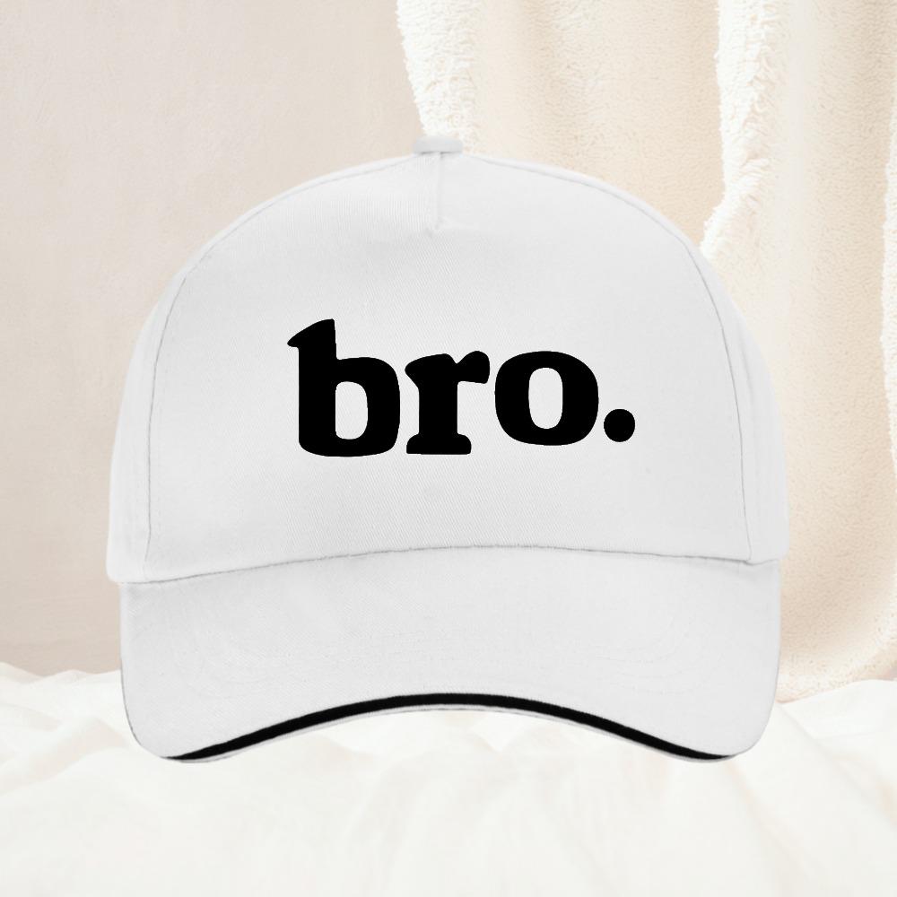 BroLetter Print Baseball Cap Spring Autumn Outdoor Adjustable Casual Hats Sunscreen Hat