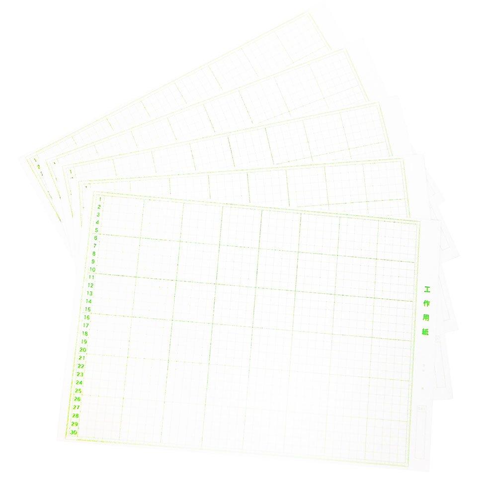 Ehime Paper Craft A3 5 10 Kosaku Paper, Grid, Size, Sheets, Pack, A3-10P