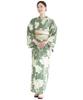[SOUBIEN] Soubien Yukata 2-Piece Set Floro Women's (YukataHalf-width Obi) Free Size Shinonome Western Flower X Light Beige Ykt10304-obh10028