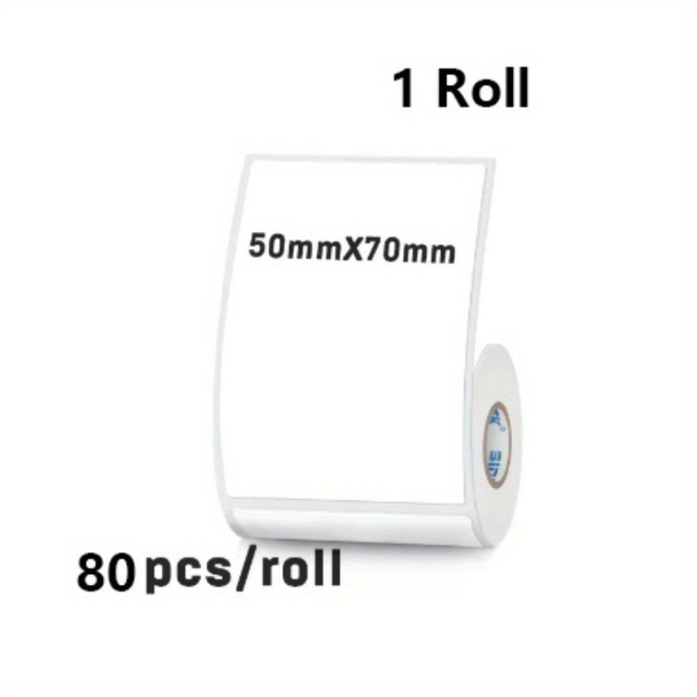 50mm Width Thermal Label Sticker White Self-Adhesive Label Paper Pric DIY Gift Tag Clothing For Thermal Printer