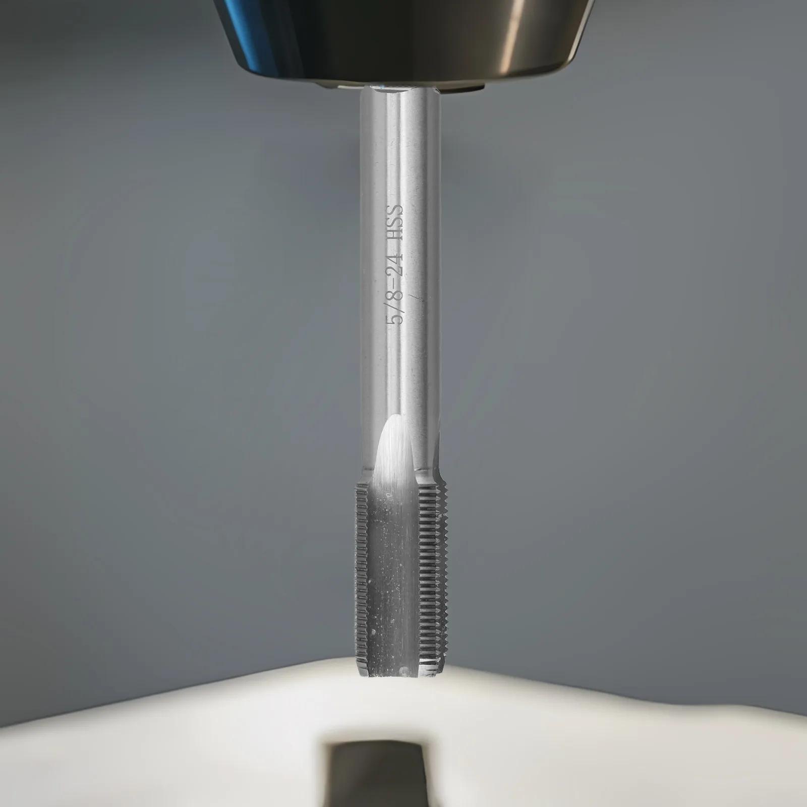 High-speed Steel Thread Tap Tap Left-hand Thread Alloy Steel And Cast Iron Carbon Steel Silver High-speed Steel China Mainland